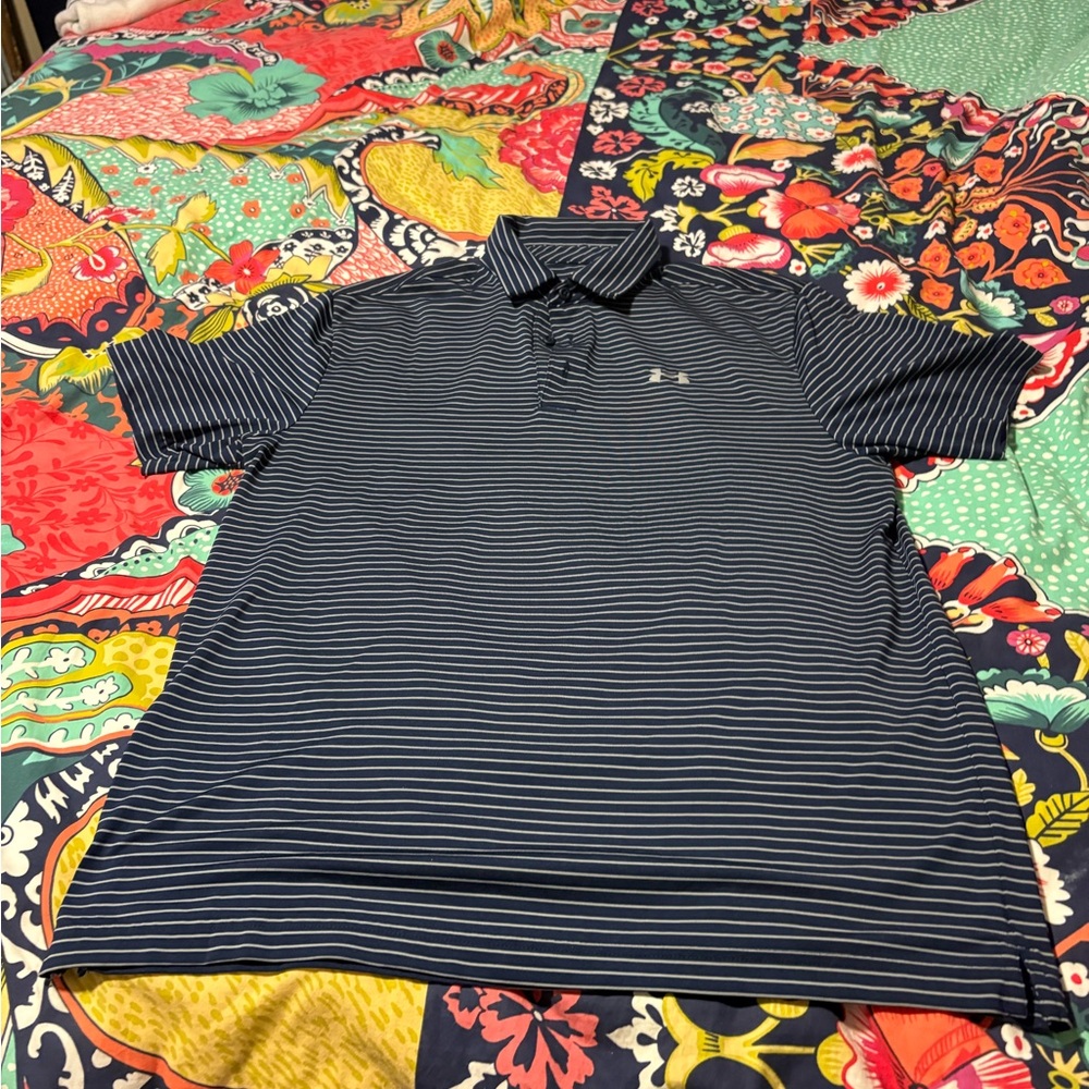 Under Armour Marquette golden eagle heat gear polo shirt